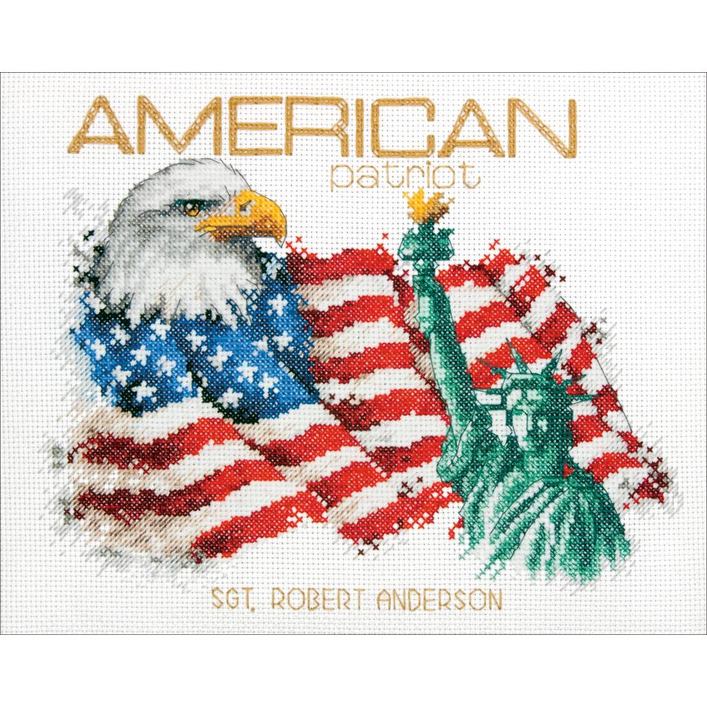 American Patriot Counted Cross Stitch Kit
